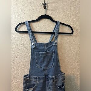Cat & Jack Straight Leg Jean Overalls, Size L (10/12)